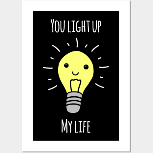 'You Light Up My Life' (Black Edition) Posters and Art